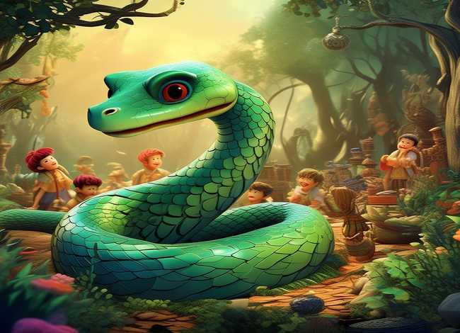 十二生肖的故事儿童故事 蛇 关于十二生肖的故事传说蛇的由来