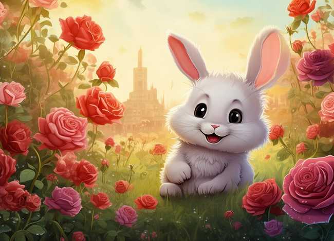 玫瑰绘本（玫瑰小兔绘本）