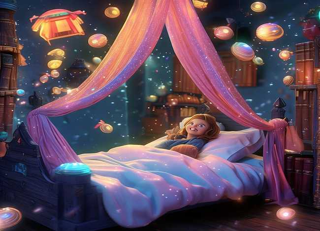 儿童神奇魔法故事 神奇魔法床绘本故事