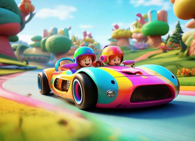 儿童跑车动画 - 儿童跑车动画片