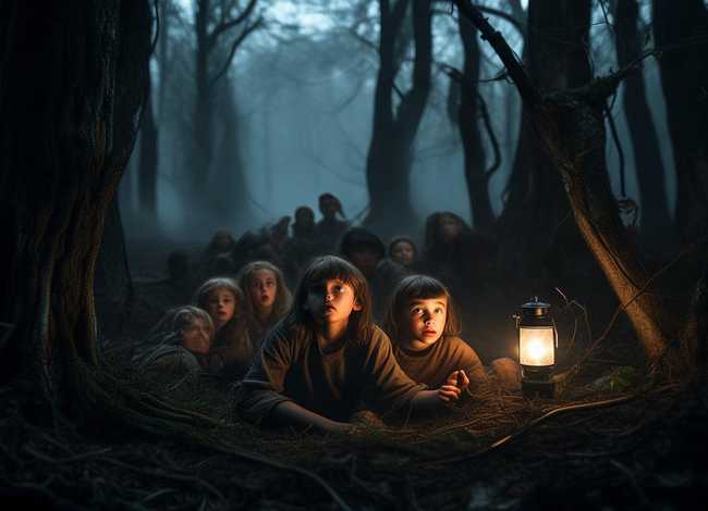 可怕的夜晚儿童小故事，可怕的夜晚小学生作文