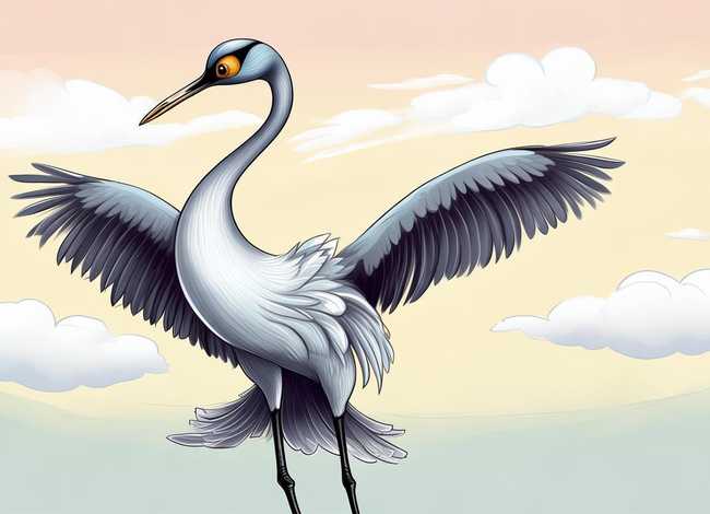 仙鹤儿童画简笔画、儿童简笔画仙鹤的画法 仙鹤儿童画简笔画、儿童简笔画仙鹤的画法