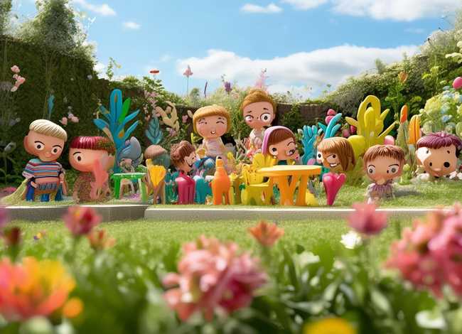 捉迷藏儿童画；捉迷藏儿童画简单又漂亮