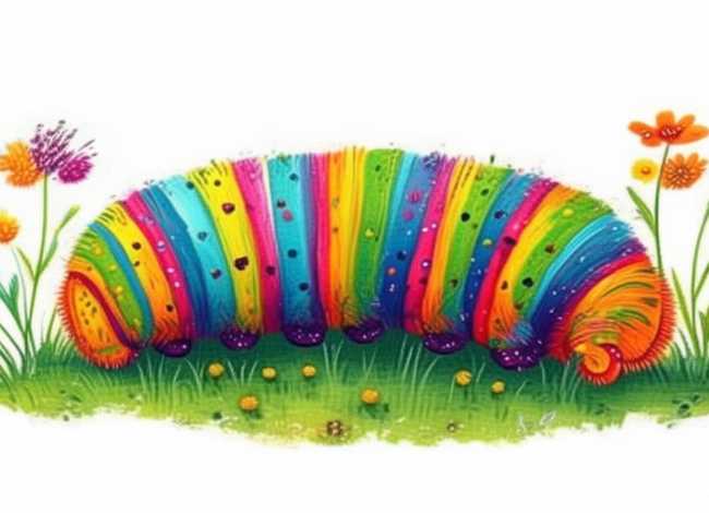 毛毛虫儿童画图片、毛毛虫儿童画图片可爱 毛毛虫儿童画图片、毛毛虫儿童画图片可爱