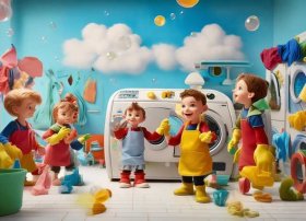 洗衣服儿童故事创编，洗衣服幼儿故事