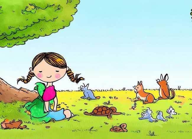儿童故事绘画图片4幅图 儿童故事画图片4幅简单