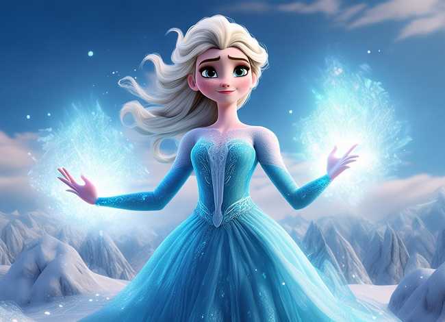 艾莎公主的故事儿童动画版 艾莎公主的故事动画片