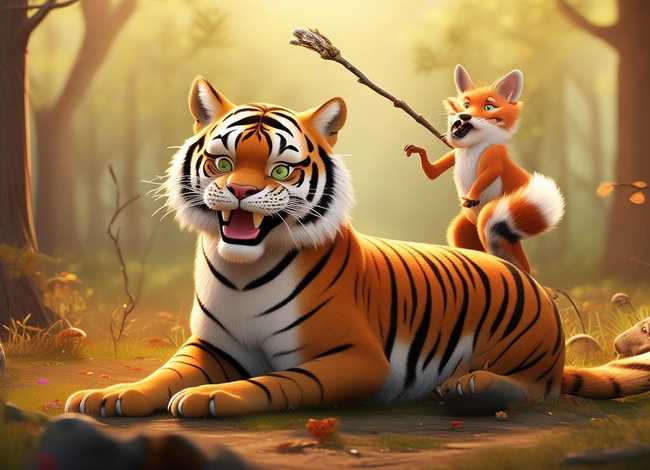 儿童故事3分钟；儿童故事3分钟狐假虎威