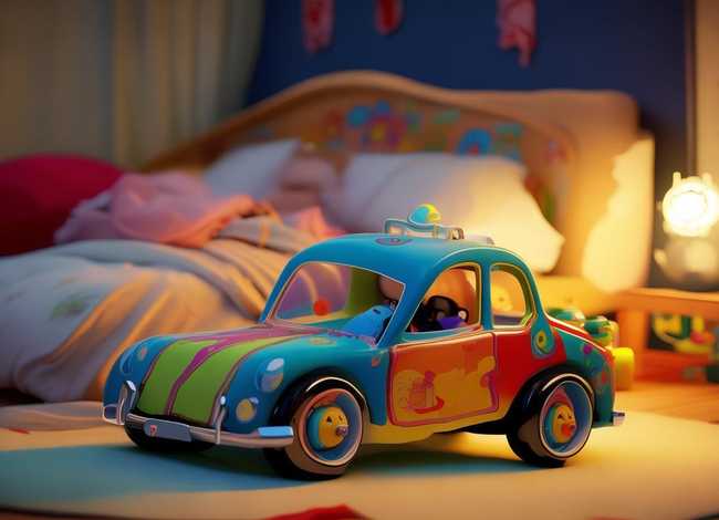 汽车故事儿童睡前英语，小汽车故事睡前故事语音