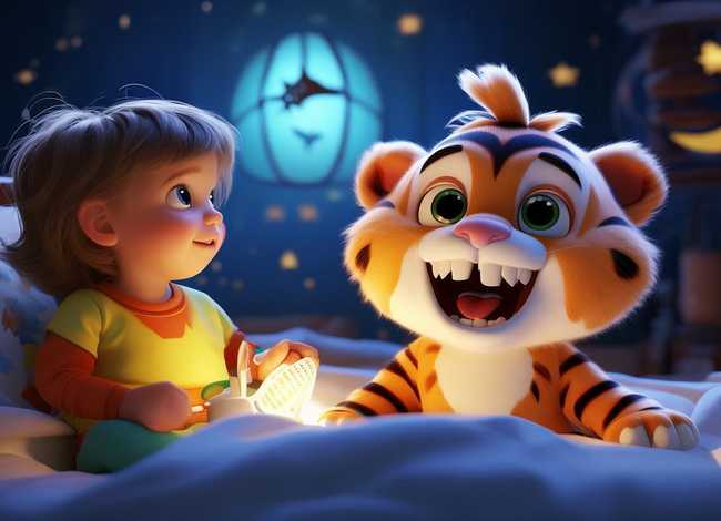 宝宝睡前故事老虎拔牙文字版；睡前故事 动画版《老虎拔牙》