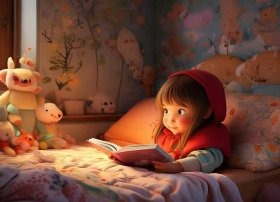 幼儿睡前小故事 小红帽；幼儿睡前小故事 小红帽图片