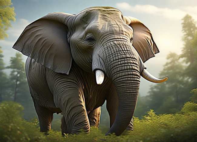 没牙的大象故事文字（没牙的大象故事文字图片）