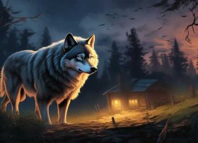 大灰狼的睡前故事 - 有关大灰狼的睡前故事