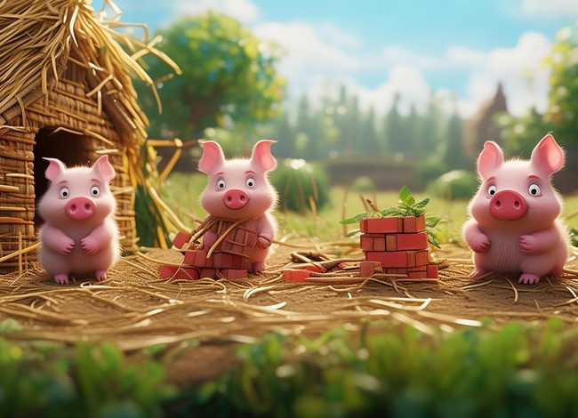 幼儿故事三只；幼儿故事三只小猪