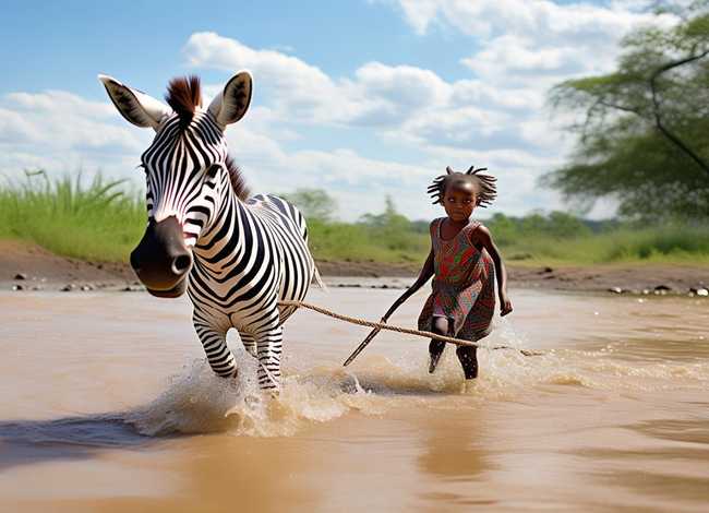 小斑马过河的儿童故事；小斑马过河的故事内容
