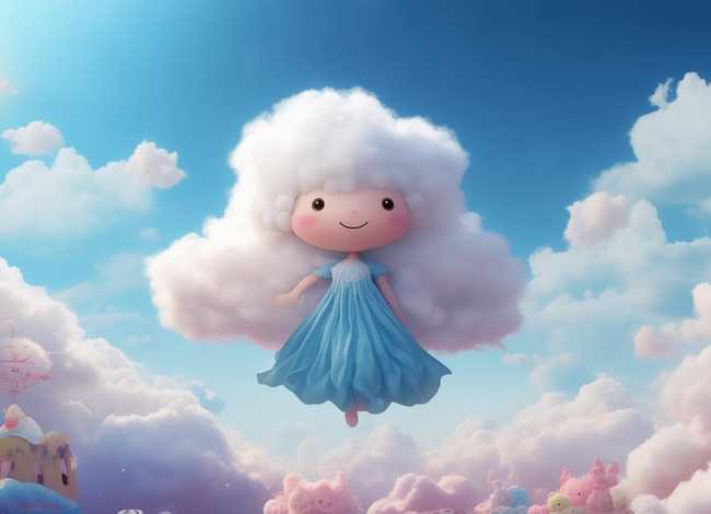 儿童故事云朵姐姐；云朵故事绘本
