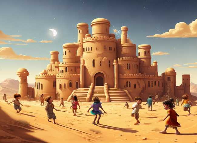有关沙漠城堡的儿童故事 沙漠里的城堡编故事 有关沙漠城堡的儿童故事 沙漠里的城堡编故事