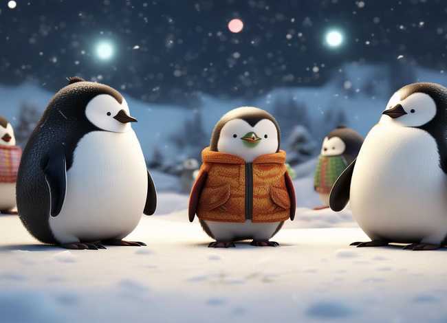 不会飞的小企鹅儿童故事 - 不会飞的企鹅绘本故事