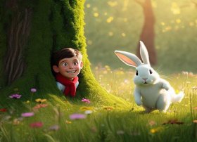 儿童绘本逃家小兔故事视频；绘本故事逃家小兔表演视频