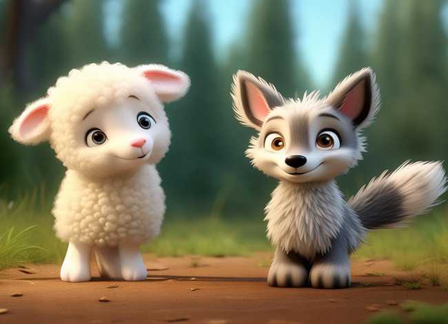儿童故事小羊和小狼（幼儿故事小羊和狼的故事）