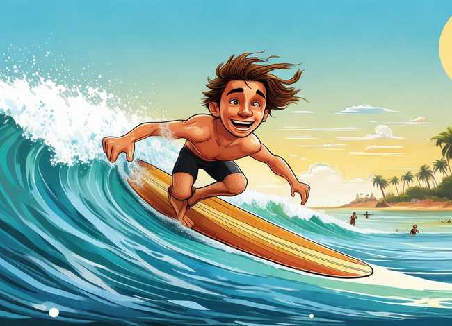 冲浪绘本、冲浪绘本故事