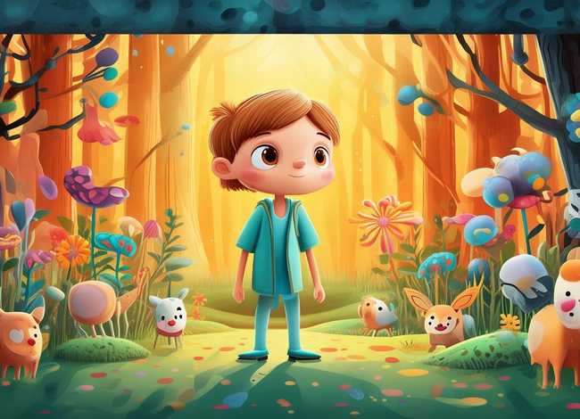儿童故事配图插画，幼儿故事配图简笔画