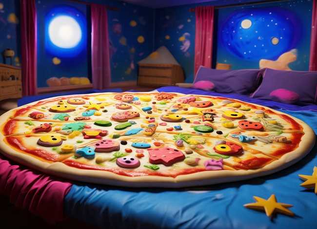 儿童睡前故事披萨，香甜的披萨饼幼儿故事