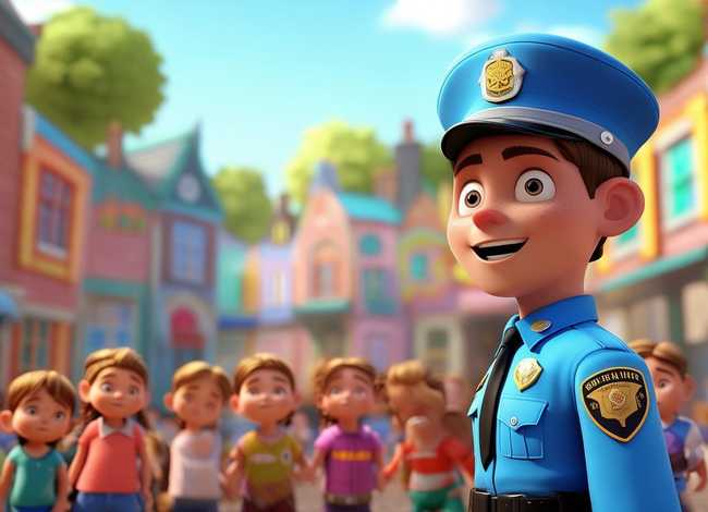 儿童故事警察的故事;警察的幼儿故事 儿童故事警察的故事;警察的幼儿故事