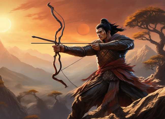 宝宝巴士后羿射日的故事，故事后羿射日的故事