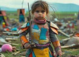 儿童战士图片 儿童战争图片