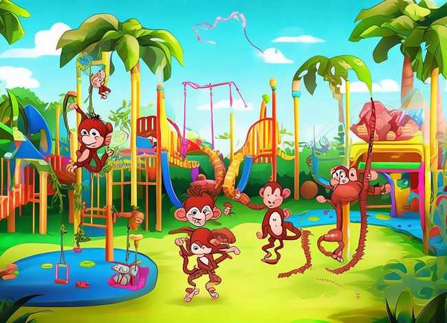小猴子儿童乐园；小猴子儿童乐园图片