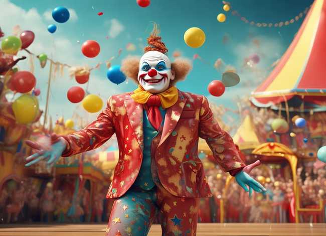 小丑故事图片；小丑故事图片素材