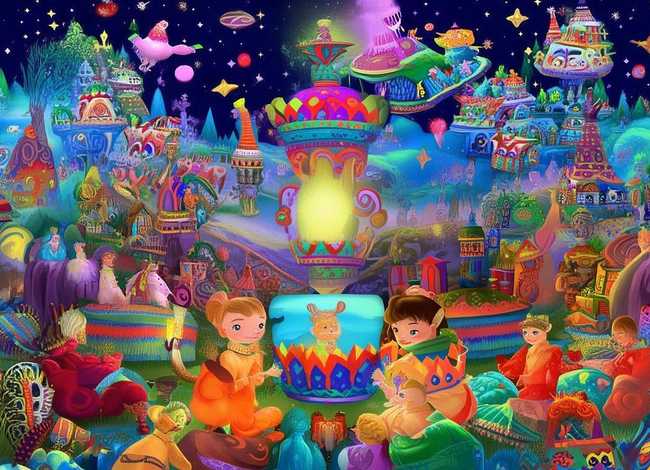 三百六十夜儿童故事、三百六十五夜故事动画片