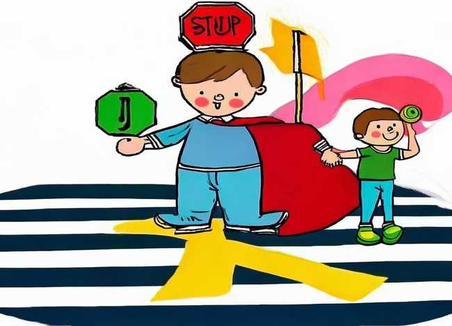 儿童身体红绿灯图片、幼儿身体红绿灯图片