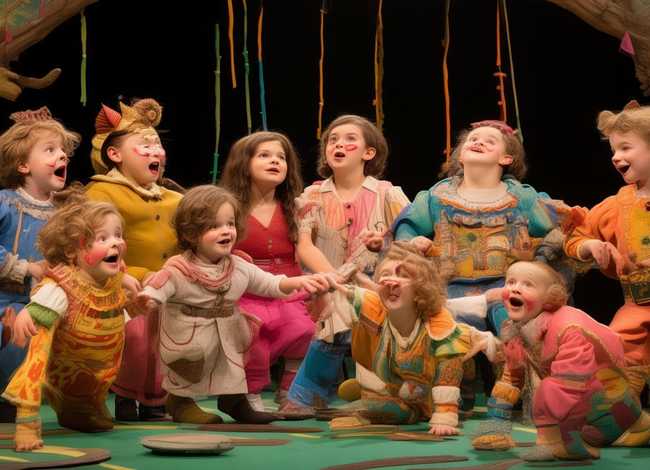 八个人视频表演儿童故事；八个人表演扮演的幼儿故事