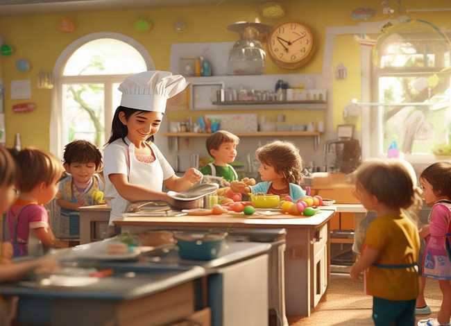 厨厨的故事幼儿园 - 幼儿园厨师的故事