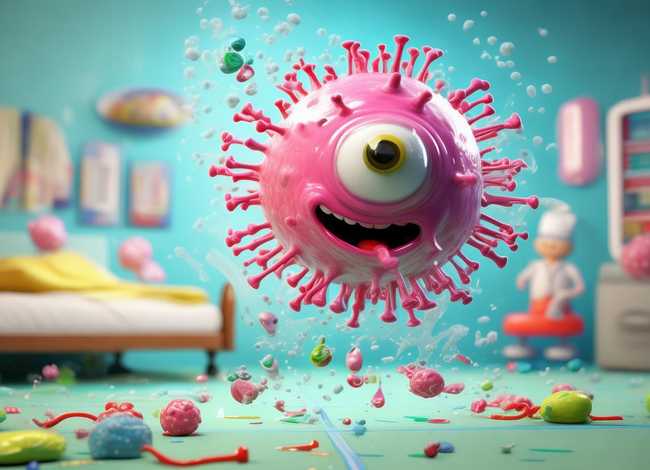 流感病毒绘本;流感病毒绘画 流感病毒绘本;流感病毒绘画