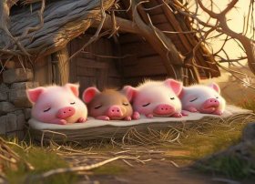 三只小猪 故事；三只小猪故事完整 睡前故事