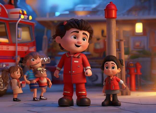 儿童故事关于消防员的故事；消防队员的故事幼儿