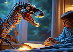 恐龙化石故事儿童睡前故事；恐龙化石的睡前故事