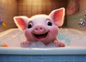小猪爱洗澡绘本、小猪爱洗澡绘本的好处和坏处