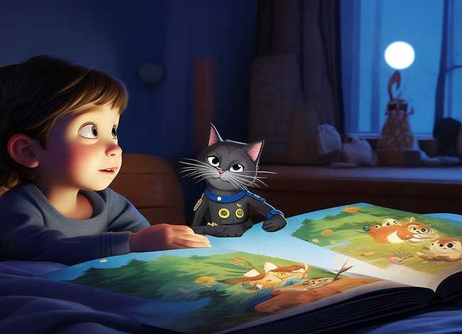 黑猫警长故事3到6岁儿童睡前故事 幼儿睡前故事黑猫警长