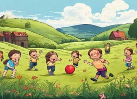 乡下生活儿童画 乡下生活儿童画图片大全