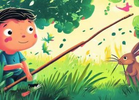 守株待兔儿童故事文本 - 守株待兔的故事绘本文字