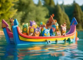 儿童故事朋友船、幼儿故事朋友船