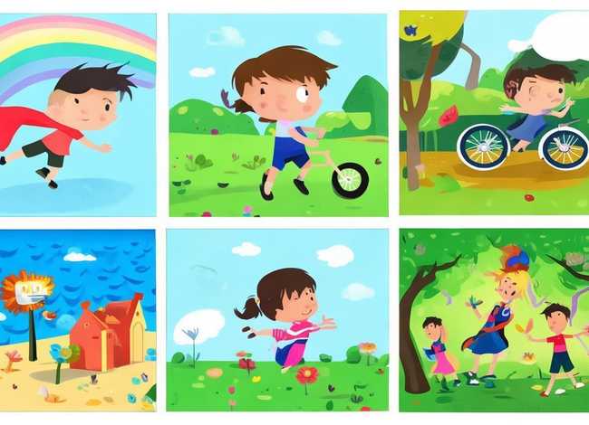 儿童连环画6张简单的图片 - 儿童连环画6张简单的图片怎么画