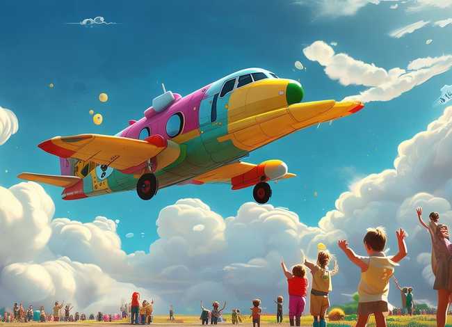 儿童故事飞机的故事、幼儿飞机的故事