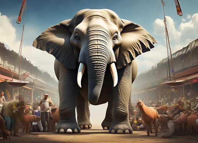 大象称重故事 大象称重故事大全