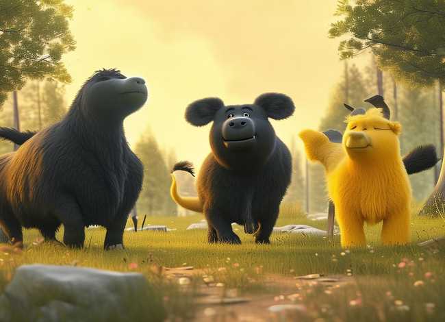 儿童故事大黑和大黄、大黑牛和大黄牛的故事 儿童故事大黑和大黄、大黑牛和大黄牛的故事