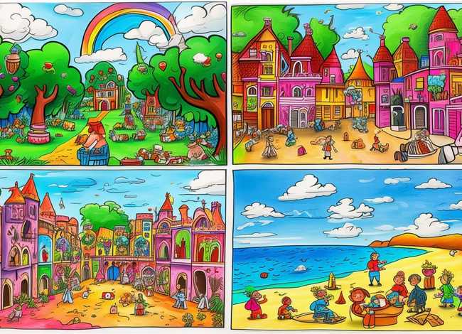 儿童手绘故事；幼儿手绘画故事4图